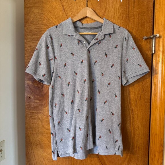 Old Navy Gray Parrot Polo - Picture 1 of 3